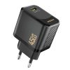 A28 GaN USB-C 45W sienas lādētājs - melns