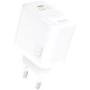 A28 GaN USB-C 45W sienas lādētājs - balts