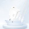 A28 GaN USB-C 45W sienas lādētājs - balts