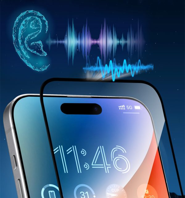Corning Eyecare rūdīta stikla ekrāna aizsargs iPhone 16 Pro Max