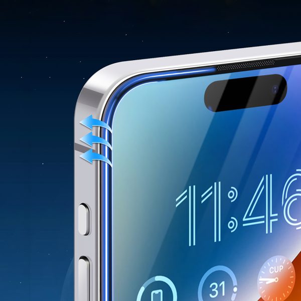 Rūdīts stikls ar pretatstarojošu pārklājumu iPhone 16 Pro tālrunim