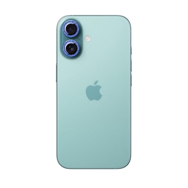 iPhone 16/16 Plus objektīva aizsargstikls - zils