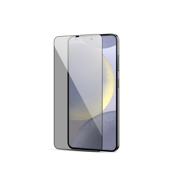 2.5D rūdīts stikls ar pastiprinātām malām, kas aizsargā Samsung Galaxy S24+ no privātuma