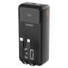 Powerbank 30000mAh ar iebūvētiem PD kabeļiem 22,5W - melns