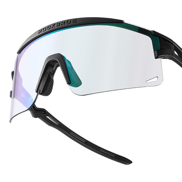 Polarizētas riteņbraukšanas brilles ar UV filtru un korektīvu ieliktni - baltas