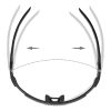 Polarizētas riteņbraukšanas brilles ar UV filtru un korektīvu ieliktni - baltas