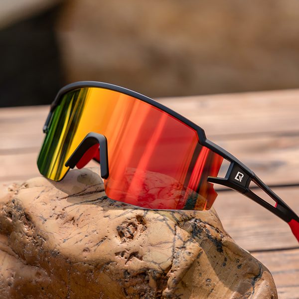 Polarizētas bērnu riteņbraukšanas brilles ar UV filtru - baltas