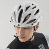 Unisex velosipēda ķivere ar noņemamu vizieri un UV filtra brillēm - brūna