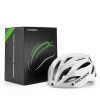 Unisex velosipēda ķivere ar noņemamu vizieri un UV filtra brillēm - melna un brūna