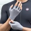 Elpojoši bezpirkstu riteņbraukšanas cimdi XL izmērs - pelēki
