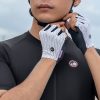 MTB riteņbraukšanas cimdi L izmērs - balti un melni