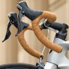 Perforēta silikona velosipēda stūres lente - oranža