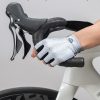 Velūra PU velosipēda stūres lente - pelēka