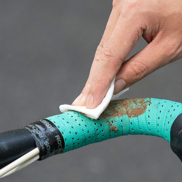 Velūra PU velosipēda stūres lente - pelēka