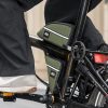 Trīsstūrveida velosipēda rāmja soma 0,3 l - zaļa