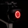 Stingra velosipēda soma, cieta apvalka sēdekļa soma, 0,4 l - melna