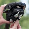 Mini velosipēda sēdekļa soma ar CO2 baloniņa turētāju - melna/zaļa
