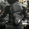Motocikla somas kājas soma augšstilbu jostai plecu jostā - melna