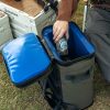 Termiski izolēta pārgājienu mugursoma ar 20 litru maisu - zaļa