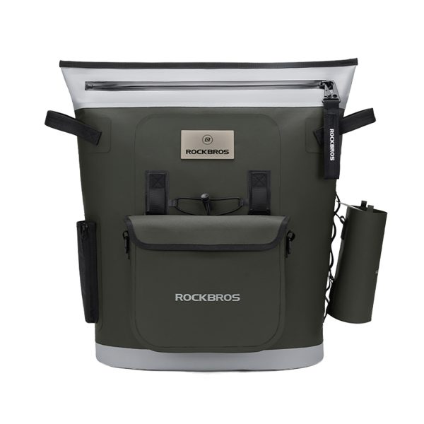 Termiski izolēta ergonomiska pārgājienu mugursoma 18l - zaļa