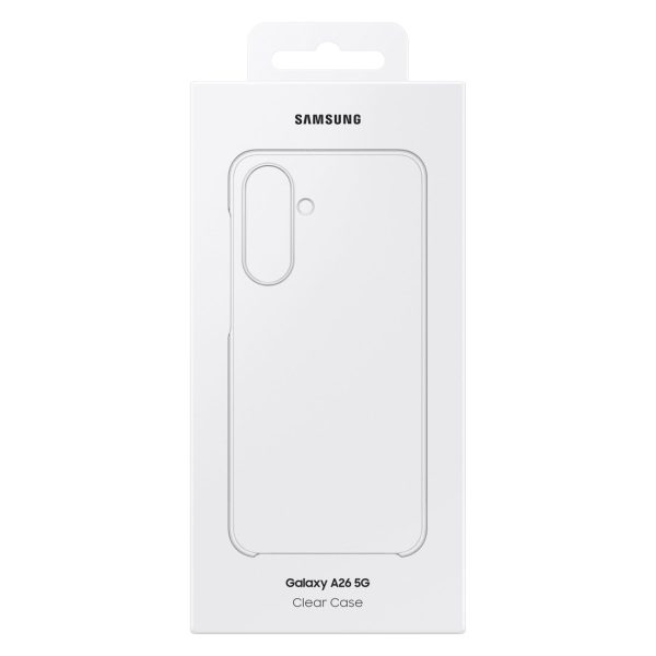 Samsung caurspīdīgs silikona maciņš priekš Samsung Galaxy A26 5G - caurspīdīgs