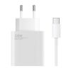 Xiaomi USB-A 120W 6A sienas lādētājs ar USB-C kabeli - balts