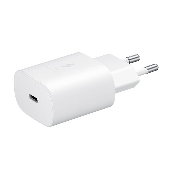 Samsung USB-C 25W ātrais sienas lādētājs - balts