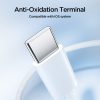 Ben sērijas USB-C 60W 1m kabelis - balts