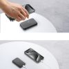 Induktīvā pārnēsājamā uzlādes ierīce 5000mAh USB-A USB-C 20W ar USB-C kabeli - melna