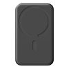 Induktīvā pārnēsājamā uzlādes ierīce 5000mAh USB-A USB-C 20W ar USB-C kabeli - melna