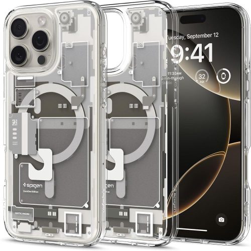 iPhone 16 Pro Max Ultra Hybrid Mag vāciņš ar MagSafe Zero One tehnoloģiju – titāna krāsas