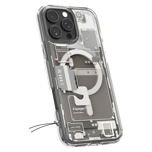 iPhone 16 Pro Max Ultra Hybrid Mag vāciņš ar MagSafe Zero One tehnoloģiju – titāna krāsas