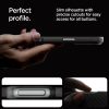 iPhone 16 Pro Max Enzo Aramid Mag vāciņš ar MagSafe aizsargapvalku — melns un sudrabkrāsas