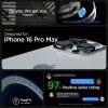 iPhone 16 Pro Max Enzo Aramid Mag vāciņš ar MagSafe aizsargapvalku — melns un sudrabkrāsas