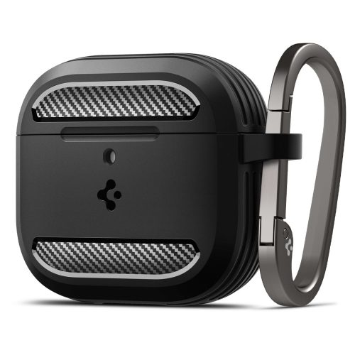 AirPods 4 izturīgs bruņu maciņš - melns