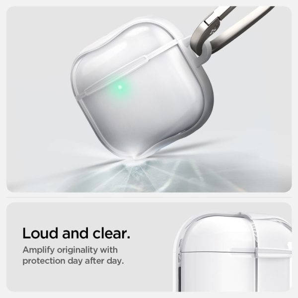AirPods 4 Ultra Hybrid maciņš - balts