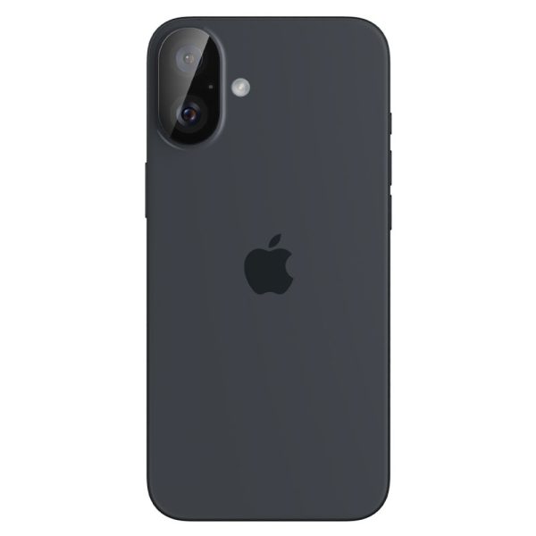 iPhone 16 / 16 PLUS kameras stikls, melns - 2 gab.