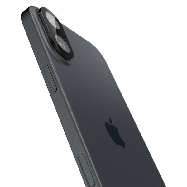 iPhone 16 / 16 PLUS kameras stikls, melns - 2 gab.