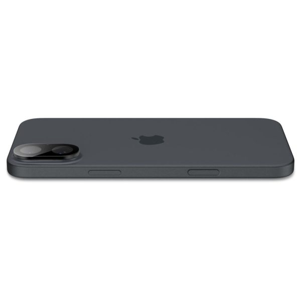 iPhone 16 / 16 PLUS kameras stikls, melns - 2 gab.