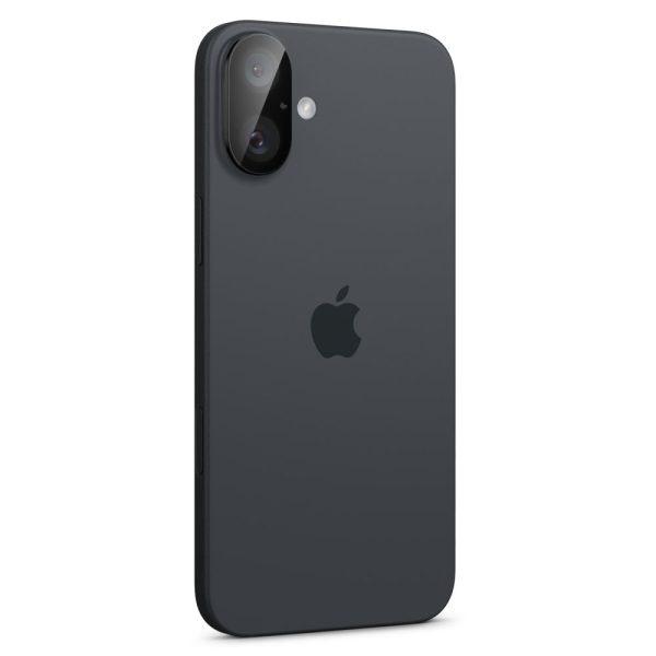 iPhone 16 / 16 PLUS kameras stikls, melns - 2 gab.
