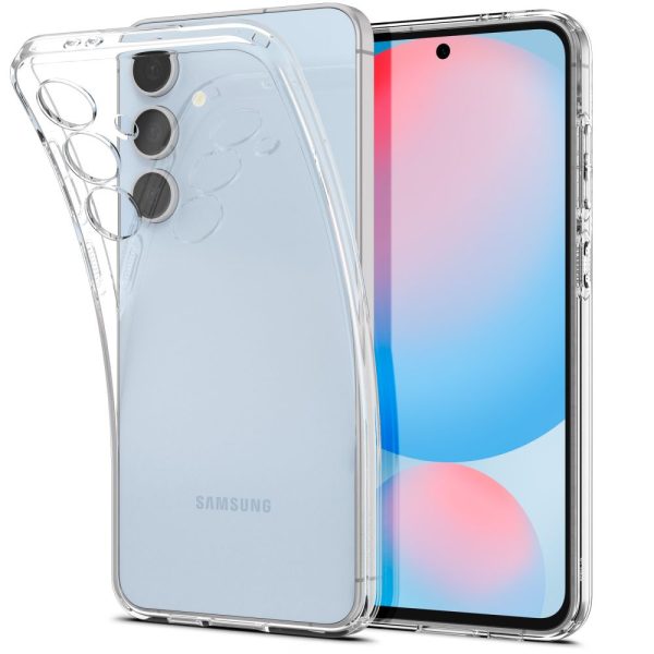 Samsung Galaxy S24 FE Crystal šķidro kristālu maciņš - caurspīdīgs