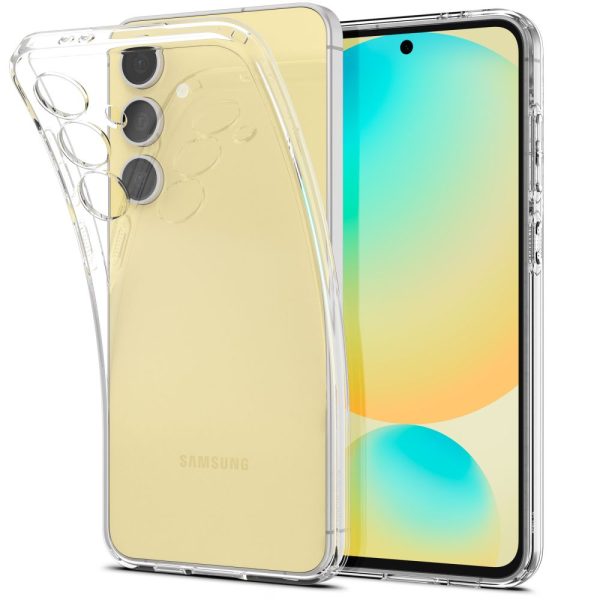 Samsung Galaxy S24 FE Crystal šķidro kristālu maciņš - caurspīdīgs