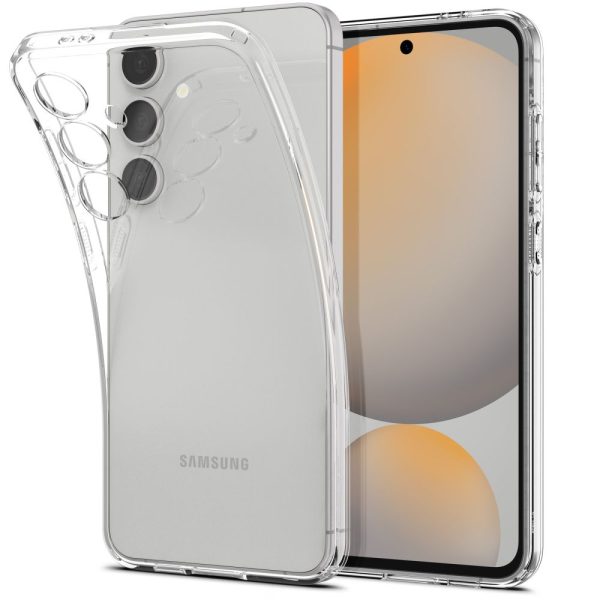 Samsung Galaxy S24 FE Crystal šķidro kristālu maciņš - caurspīdīgs