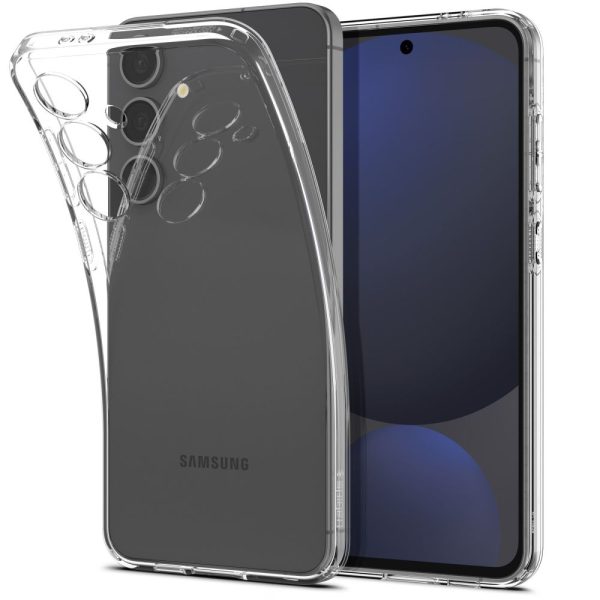 Samsung Galaxy S24 FE Crystal šķidro kristālu maciņš - caurspīdīgs