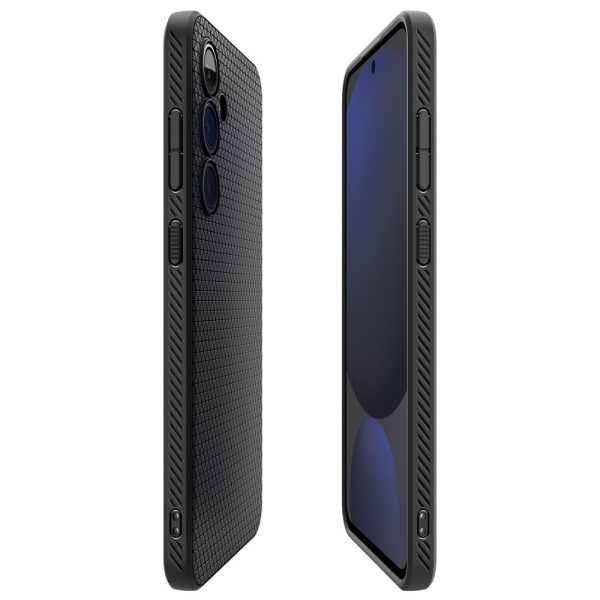 Samsung Galaxy S24 FE šķidrā gaisa maciņš - melns