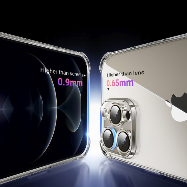 iPhone 16 Pro Max Bright Cushioned CA101 aizsargvāciņš - caurspīdīgs