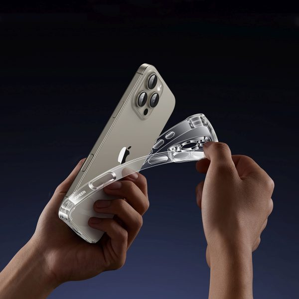iPhone 16 Pro Max Bright Cushioned CA101 aizsargvāciņš - caurspīdīgs