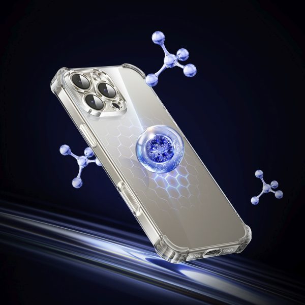 iPhone 16 Pro Max Bright Cushioned CA101 aizsargvāciņš - caurspīdīgs