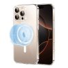 iPhone 16 Pro elegants, caurspīdīgs magnētiskais maciņš ar MagSafe tehnoloģiju — caurspīdīgs