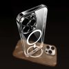 iPhone 16 Pro elegants, caurspīdīgs magnētiskais maciņš ar MagSafe tehnoloģiju — caurspīdīgs
